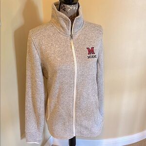 NWT Oatmeal Heather Miami University Women's Jacket